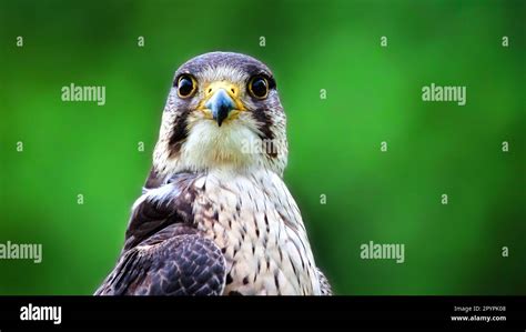 Lanner falcon, bird of prey Stock Photo - Alamy