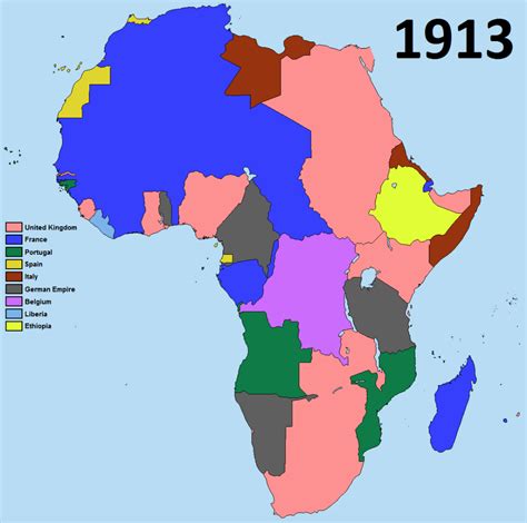 Africa Colonization Map