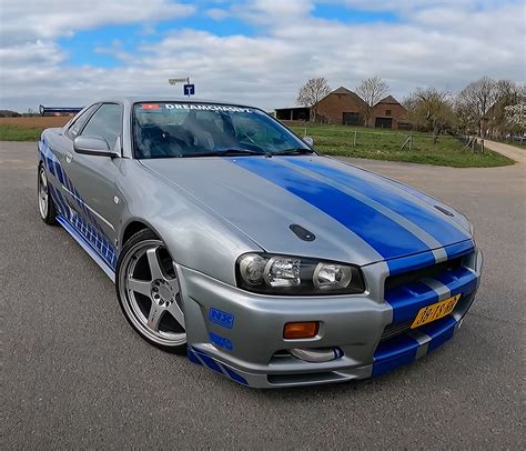 Nissan Skyline R34 GT-R Paul Walker Fast & Furious Tribute Car Hits the Autobahn - TechEBlog