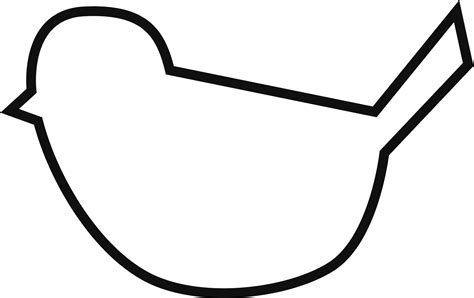 Bird Outline - ClipArt Best