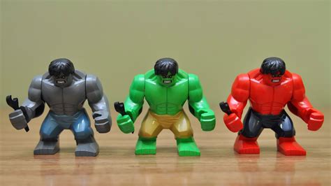 My Brick Store: Lego Hulk - Red Hulk, Grey Hulk, Green Hulk