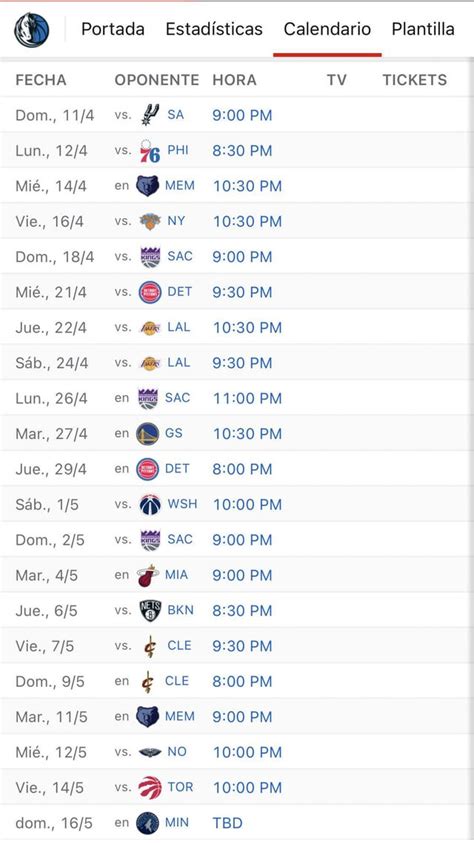 Remaining schedule for both the Mavs and the Blazers. It’s going to be a good one boys. : r ...