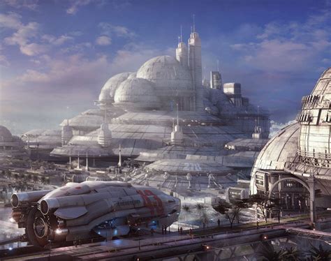 concept ships: Concept spaceship environments by Stefan Morrell | Futuristic city, Sci fi ...