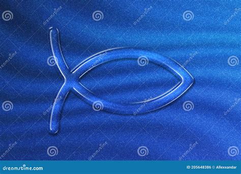 Ichthus Christian Symbol In Stone Royalty-Free Stock Photo | CartoonDealer.com #114500349