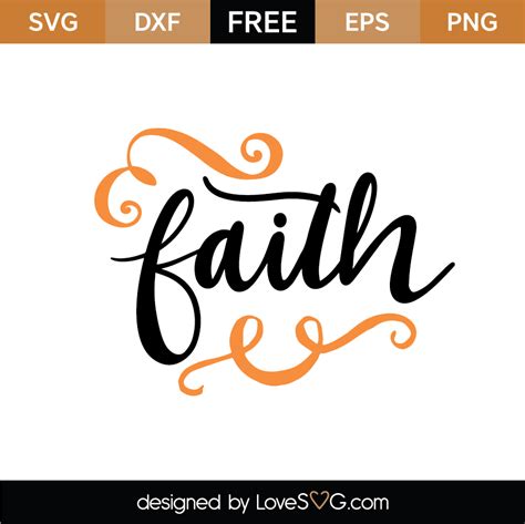 Faith Svg File