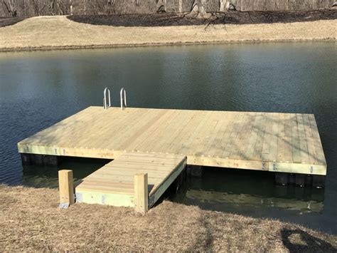 Dock/Swim Platform Kit - 12-ft x 12-ft | Bjornsen Pond Management