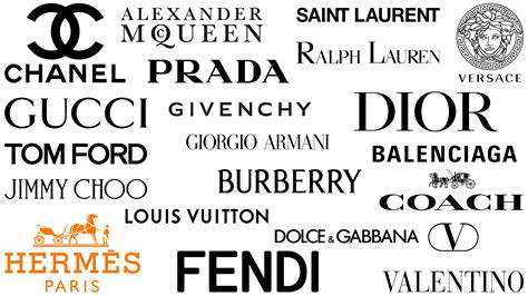 The Most Famous Luxury And High-End Fashion Brand Logos