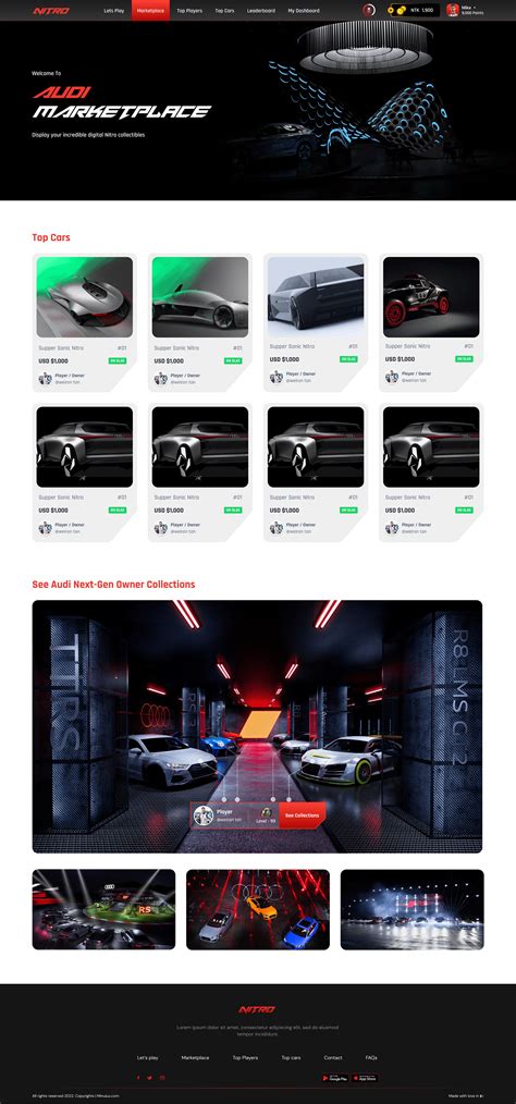 NFT Racing Game :: Behance