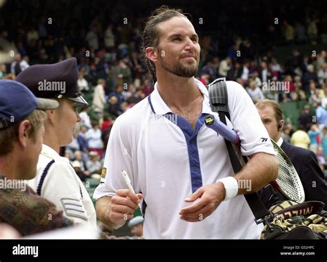 Wimbledon Pat Rafter Stock Photo - Alamy