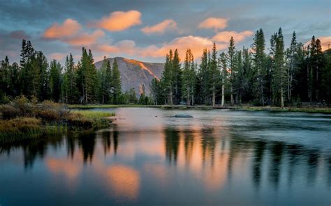 Calm lake after the sunset HD desktop wallpaper : Widescreen : High ...