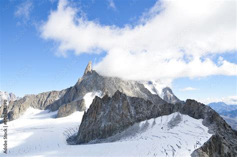 the peak of the monte bianco skyway Stock Photo | Adobe Stock