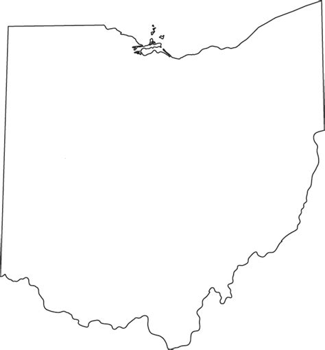 State Of Ohio Outline - ClipArt Best