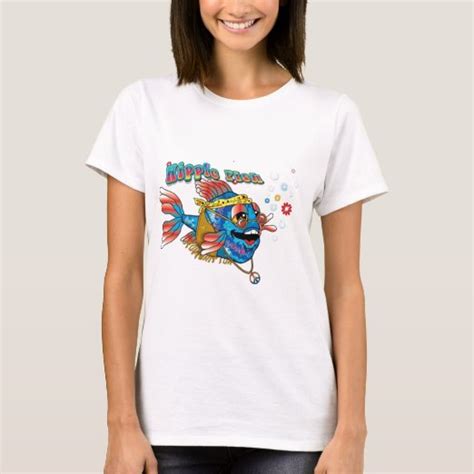 Hippie Fish T-Shirts - Hippie Fish T-Shirt Designs | Zazzle