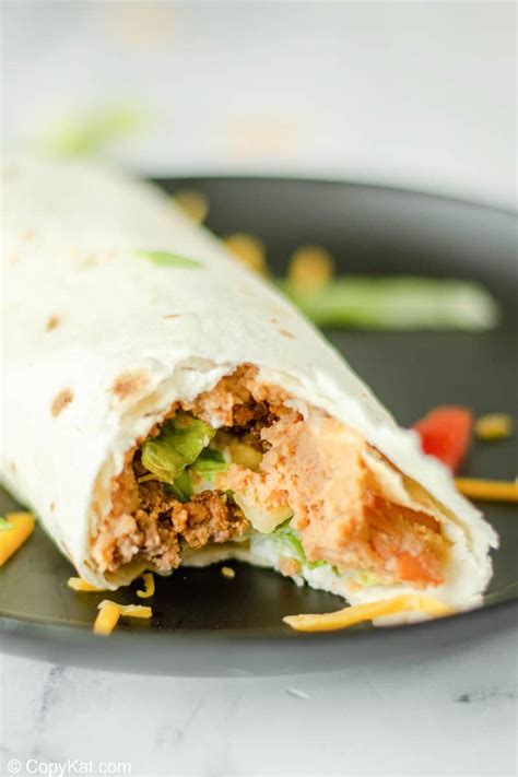 Taco Bell Burrito Supreme - CopyKat Recipes - googlechrom.casa