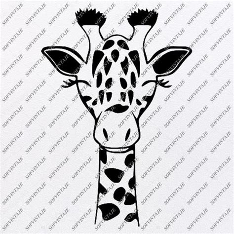 Free 308 Silhouette Baby Giraffe Svg SVG PNG EPS DXF File