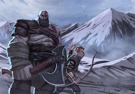 ArtStation - God of War - Kratos and Atreus