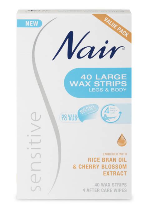 Nair Large Wax Strips. Discover the range today | Nair™ Australia