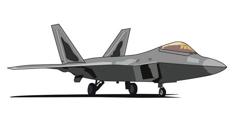 F22 raptor jet fighter landing gear illustration vector design 9931737 Vector Art at Vecteezy