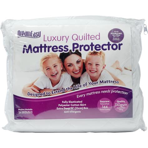 DreamEasy Single Quilted Mattress Protector | Wilko