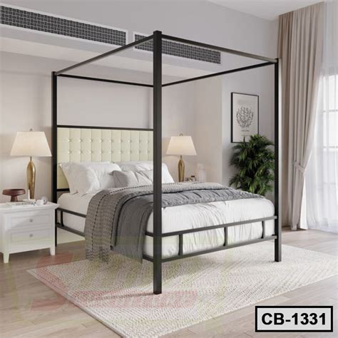 Metal Canopy Bed Frame (CB-1331) - SMMBDSTORE - Online Furniture Store ...