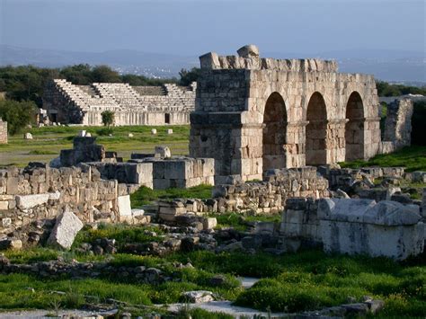 Tyre (UNESCO World Heritage Site) Lebanon, ruins of the world's largest hippodrome | World ...