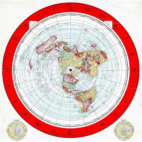 Mapa de la Tierra Plana de 1892 - El nuevo mapa Chile | Ubuy