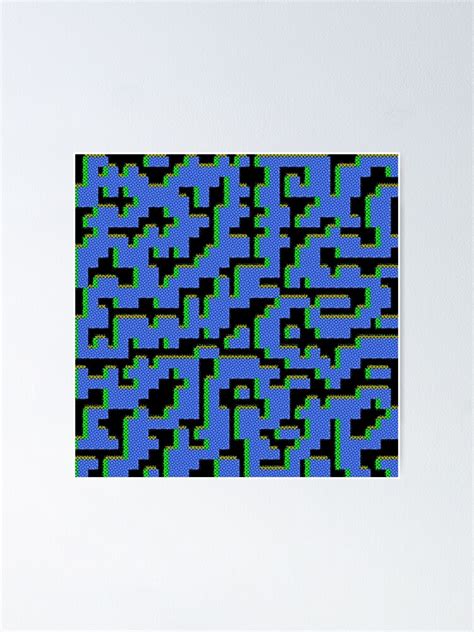 "Maze pixel art" Poster for Sale by Shirtilike | Redbubble