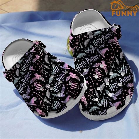 Elements Harry Potter Pattern Crocs - Discover Comfort And Style Clog Shoes With Funny Crocs