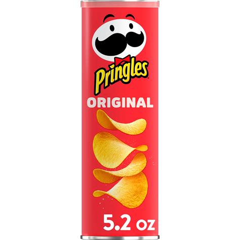 Pringles Potato Crisps Chips, Original, Snacks On The Go, 5.2oz - Walmart.com - Walmart.com