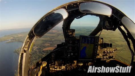 F-4 Phantom Helmet Cam - Flybys and Landing at EAA AirVenture Oshkosh 2016 - YouTube