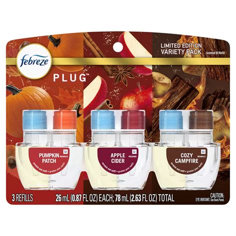 Febreze Plug Fall Scented Oil Refill Variety Pack - Shop Air fresheners at H-E-B