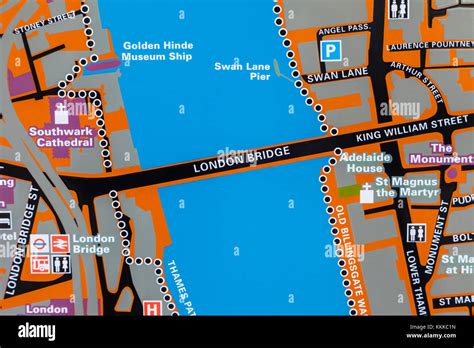 Map Of London Bridge Area - Zone Map