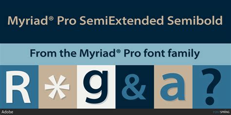 Fontspring | Myriad® Pro Fonts by Adobe