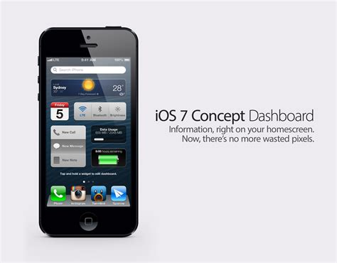 iOS 7 Concept: Dashboard by theIntensePlayer on DeviantArt