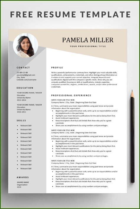 Downloadable Pdf Free Resume Templates - Template 1 : Resume Examples #pv9wlqGY7A