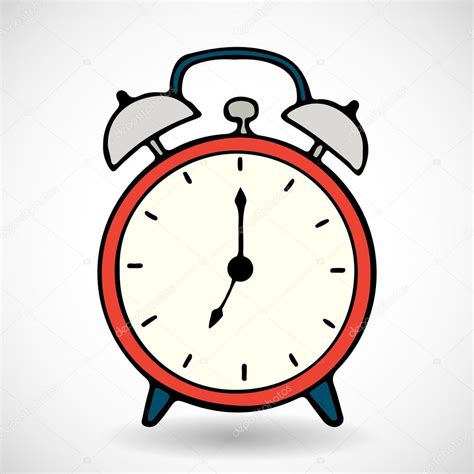 Red cartoon alarm clock Stock Vector Image by ©TashaNatasha #78030946