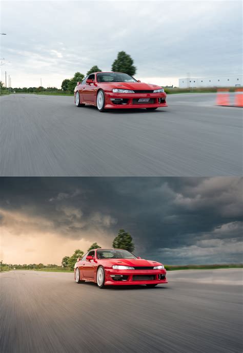 Before and after edit for a friend of mine : carphotography