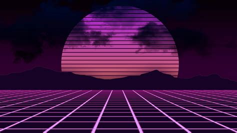 Res: 3840x2160, Retrowave Abstract Neon Landscape Wallpaper | Wallpaper ...