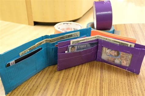 24 Cool Duct Tape Wallet DIY Instructions - Guide Patterns