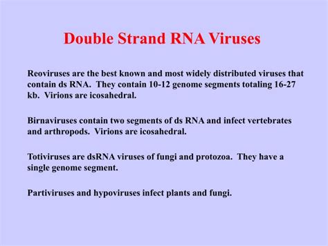 PPT - Double Strand RNA Viruses PowerPoint Presentation, free download - ID:3468761