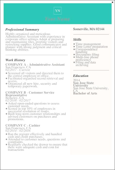 Downloadable Resumes Templates For Microsoft Office - Resume Example Gallery