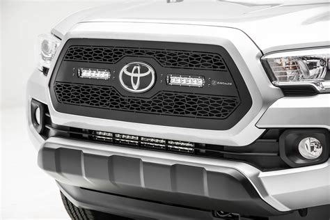 ZORADZ 2018-2019 Toyota Tacoma Front Bumper Center LED Kit w/(1) 20" LED Straight Single Row ...