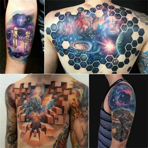 Space Inspired Tattoos - Planet Tattoo Ideas for Men and Women