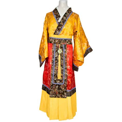 chinese ancient men Han Dynasty emperor costume Chinese dragon robe ...