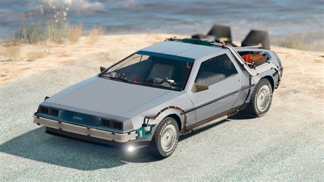 GTA V PC Delorean Time Machine Mod - YouTube