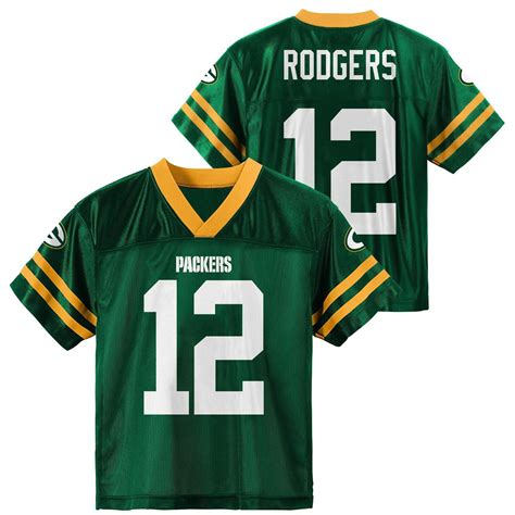 Aaron Rodgers Green Bay Packers Green Toddler Player Home Jersey ...