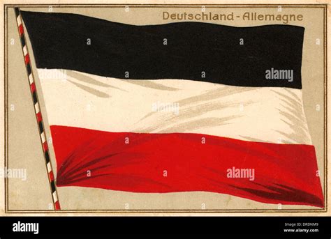 Flag of the German Empire Stock Photo - Alamy