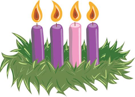 Best Advent Wreath Candles Illustrations, Royalty-Free Vector Graphics & Clip Art - iStock