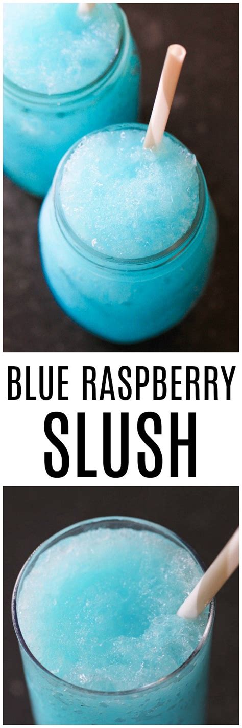 Blue Raspberry Slush | Recipe | Slushy drinks, Blue raspberry slushie recipe, Raspberry drink