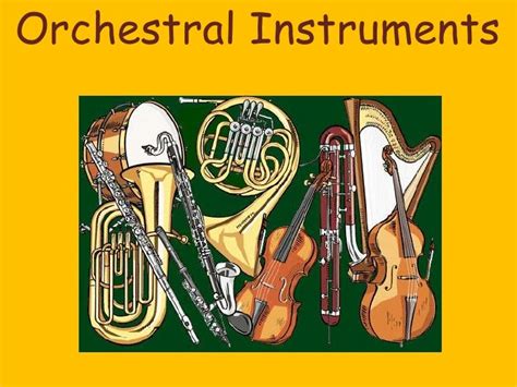 Orchestral instruments in ballet